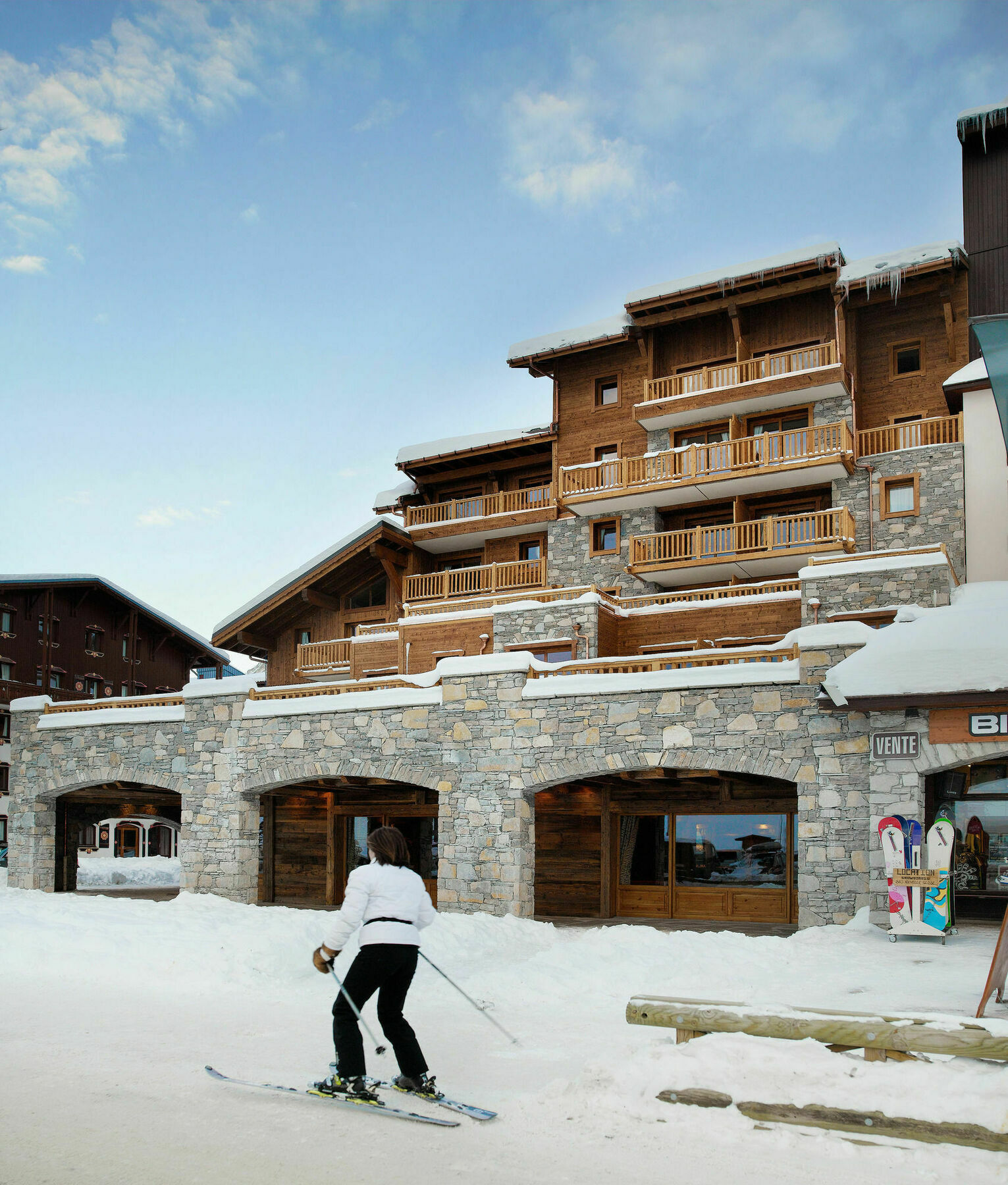 Cgh Residences & Spas La Ferme Du Val Claret ทีนเญอ ภายนอก รูปภาพ